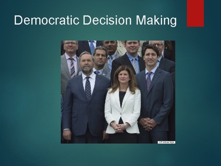 Democratic Decision Making Democratic Decision Making