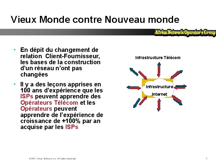 Vieux Monde contre Nouveau monde • En dépit du changement de relation Client-Fournisseur, les