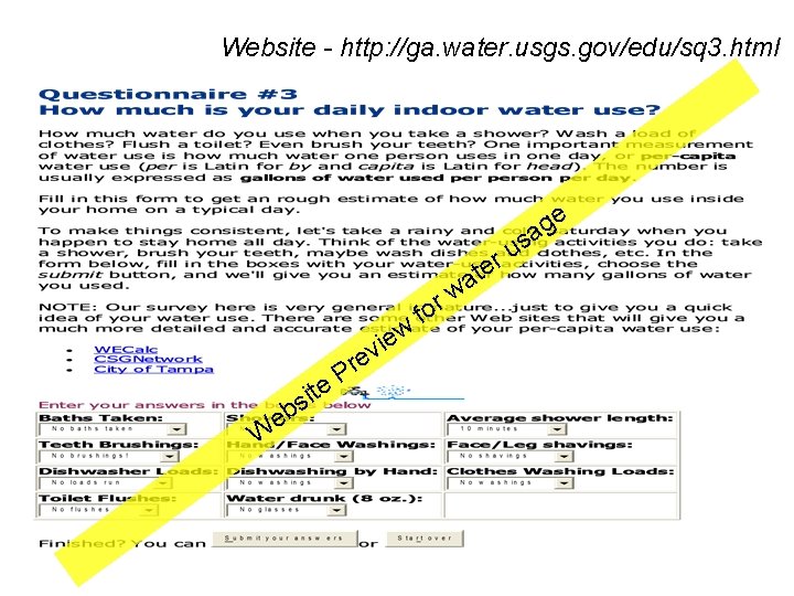 Website - http: //ga. water. usgs. gov/edu/sq 3. html ag s u r ate