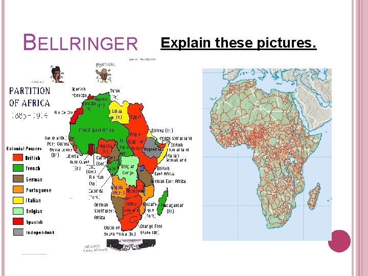BELLRINGER Explain these pictures. 