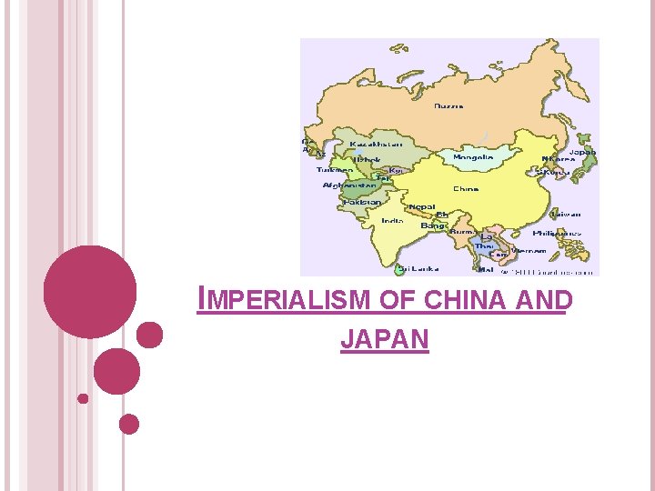 IMPERIALISM OF CHINA AND JAPAN 