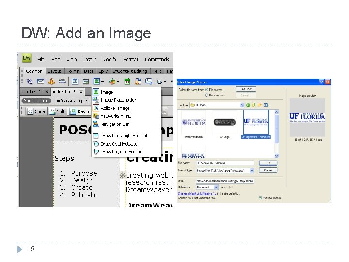 DW: Add an Image 15 