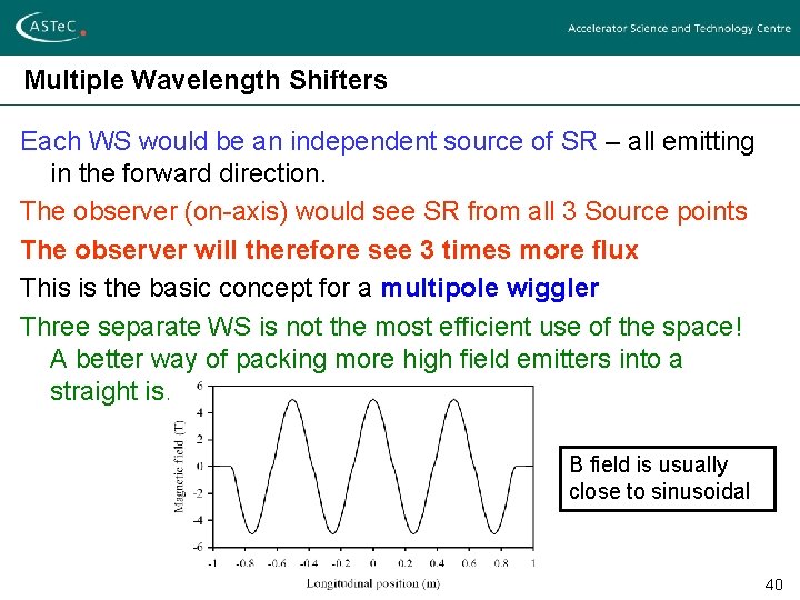 Multiple Wavelength Shifters Each WS would be an independent source of SR – all
