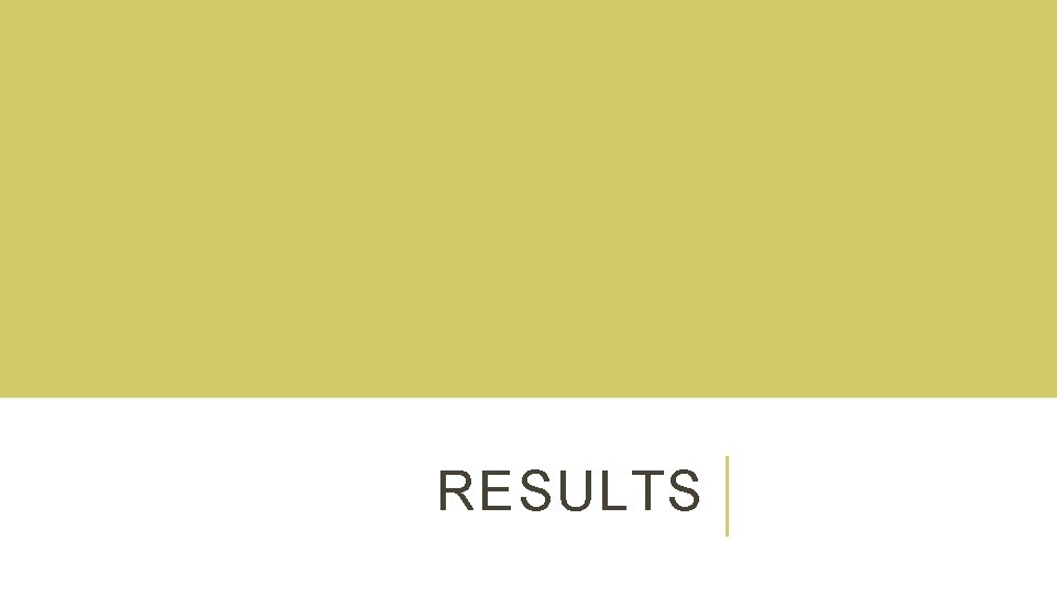 RESULTS 