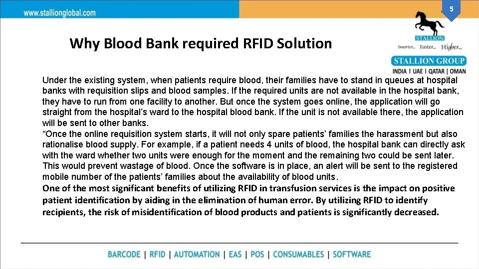 1 RFID Based Blood packet Tracking Application 2