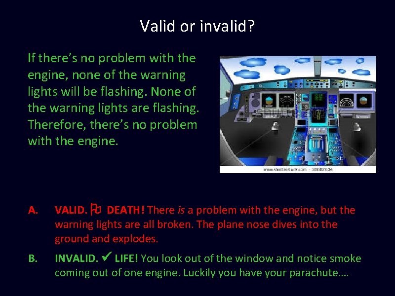 Valid or invalid? If there’s no problem with the engine, none of the warning Valid or invalid? If there’s no problem with the engine, none of the warning
