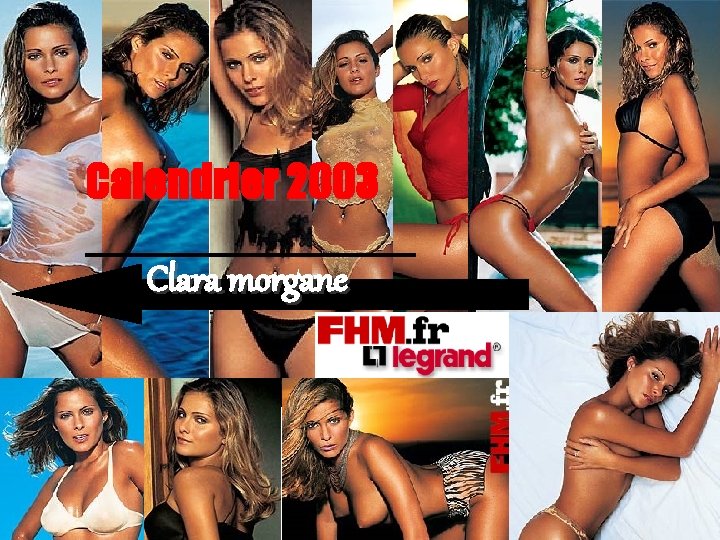 Calendrier 2003 Clara morgane 