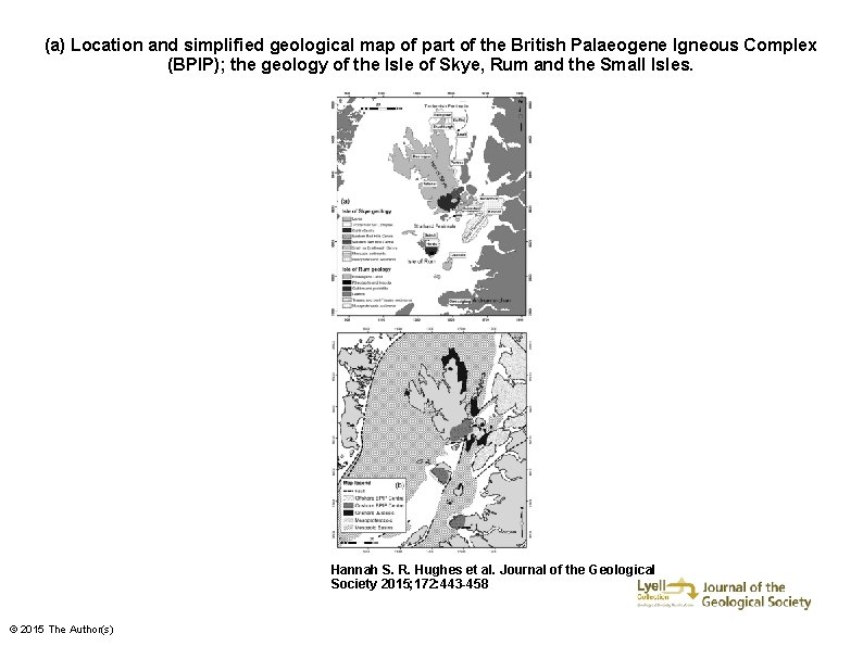 (a) Location and simplified geological map of part of the British Palaeogene Igneous Complex