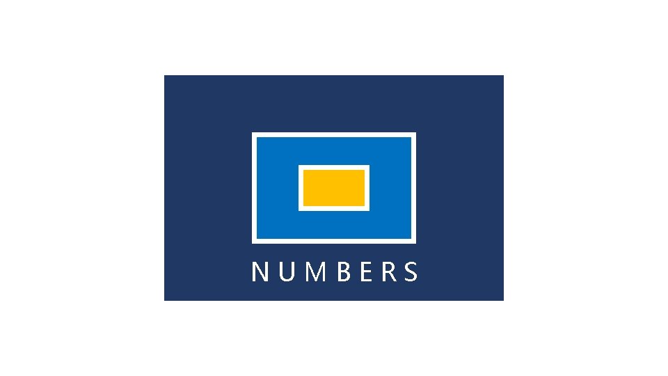 NUMBERS 