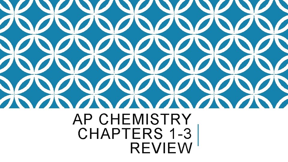 AP CHEMISTRY CHAPTERS 1 3 REVIEW IDENTIFY COMPLETE