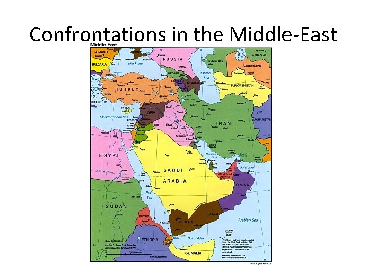 Confrontations in the Middle-East 