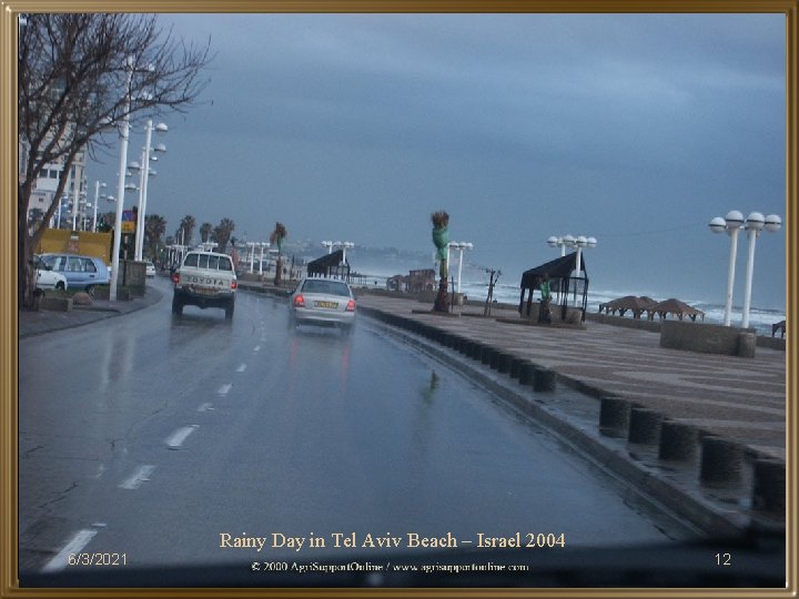 Rainy Day in Tel Aviv Beach – Israel 2004 6/3/2021 12 