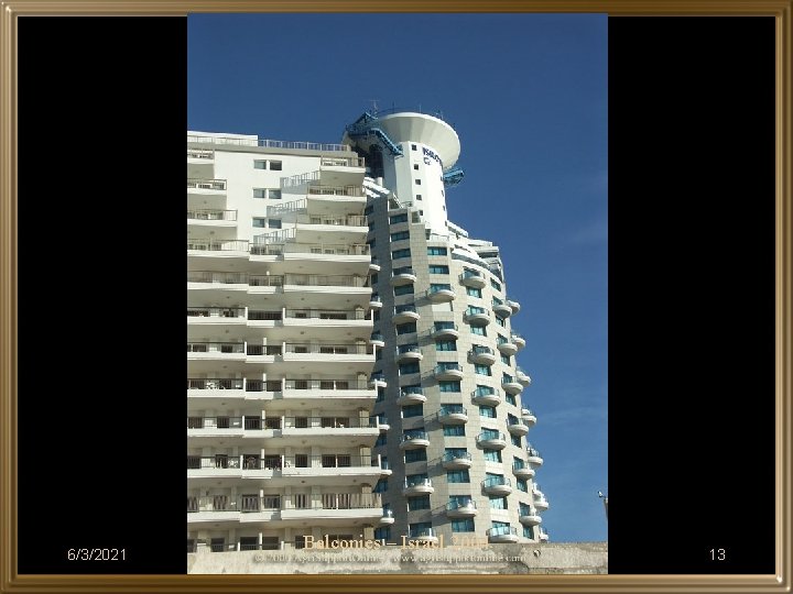 6/3/2021 Balconies – Israel 2004 13 