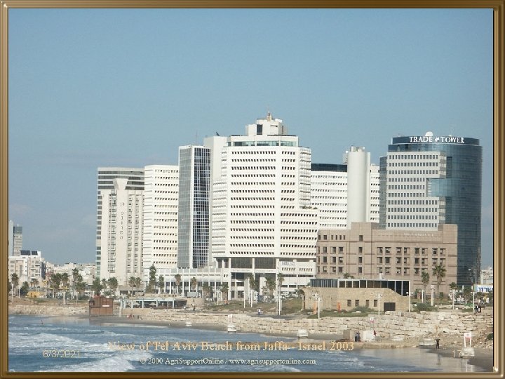 6/3/2021 View of Tel Aviv Beach from Jaffa - Israel 2003 17 