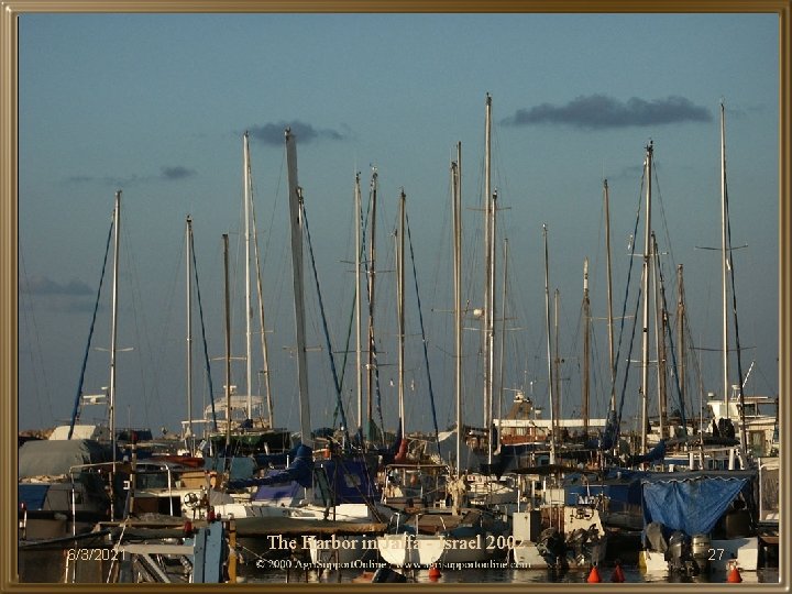 6/3/2021 The Harbor in Jaffa - Israel 2002 27 