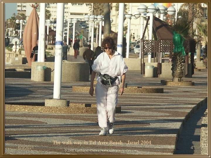 The walk way in Tel Aviv Beach – Israel 2004 6/3/2021 4 