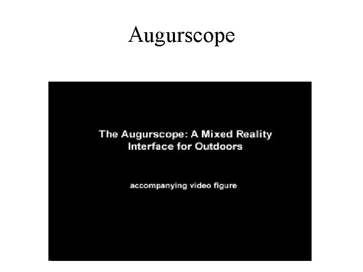 Augurscope 