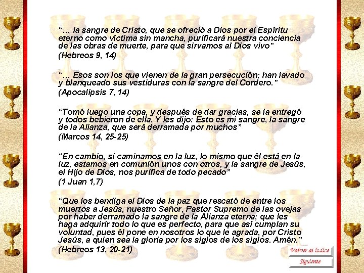 “… la sangre de Cristo, que se ofreció a Dios por el Espíritu eterno