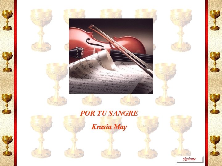 POR TU SANGRE Krasia May 
