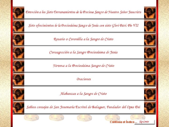 Continúa el Índice… 