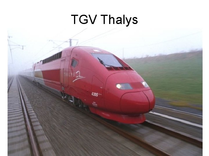 TGV Thalys 