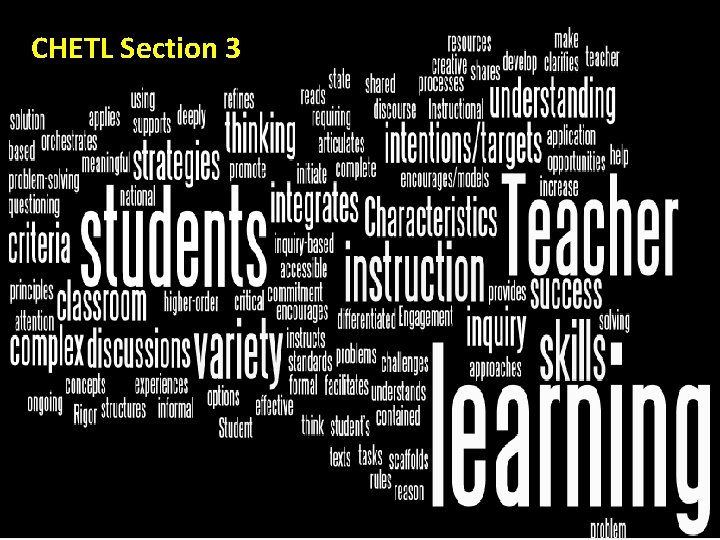 CHETL Section 3 