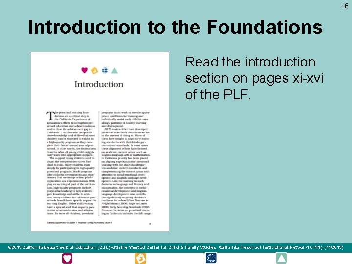16 Introduction to the Foundations Read the introduction section on pages xi-xvi of the 16 Introduction to the Foundations Read the introduction section on pages xi-xvi of the