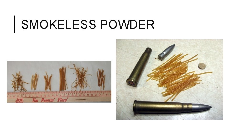 SMOKELESS POWDER 