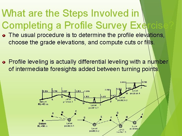 What are the Steps Involved in Completing a Profile Survey Exercise? The usual procedure