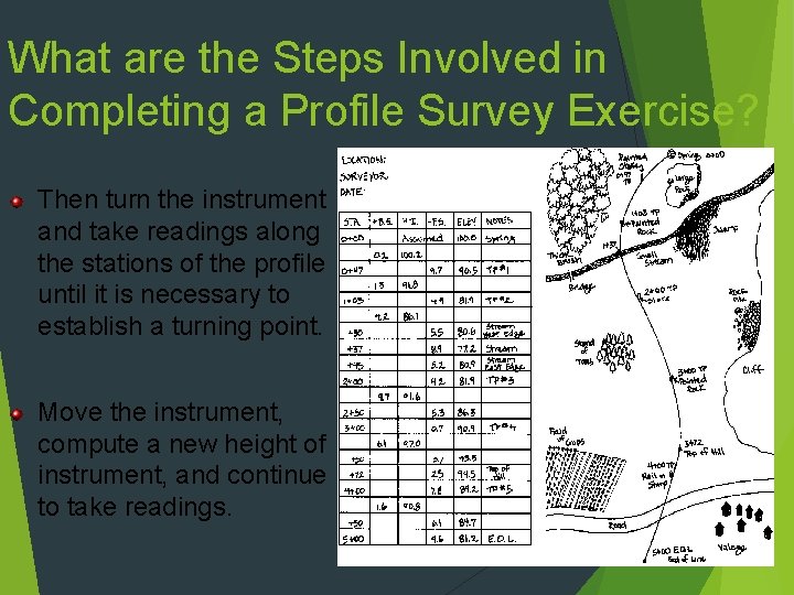 What are the Steps Involved in Completing a Profile Survey Exercise? Then turn the