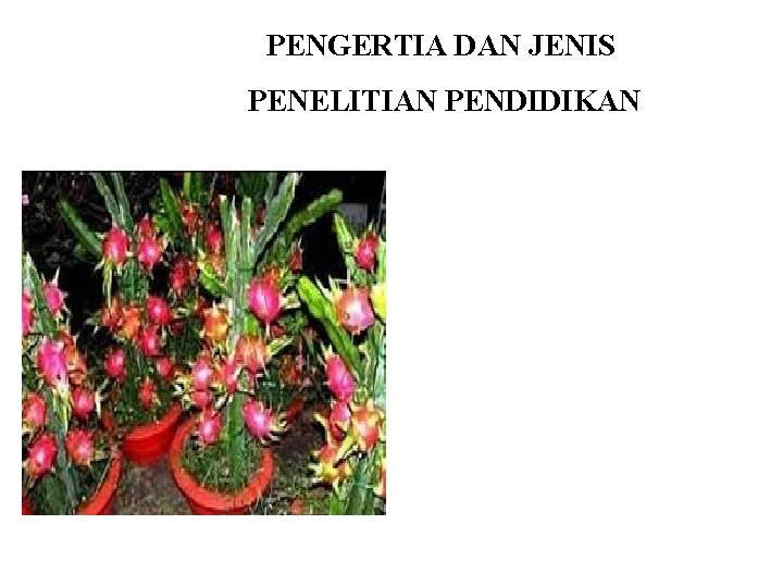 PENGERTIA DAN JENIS PENELITIAN PENDIDIKAN 