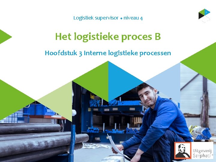 Logistiek supervisor u niveau 4 Het logistieke proces B Hoofdstuk 3 Interne logistieke processen