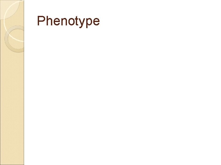 Phenotype 