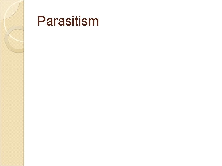 Parasitism 