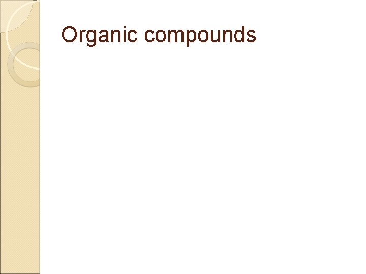 Organic compounds 