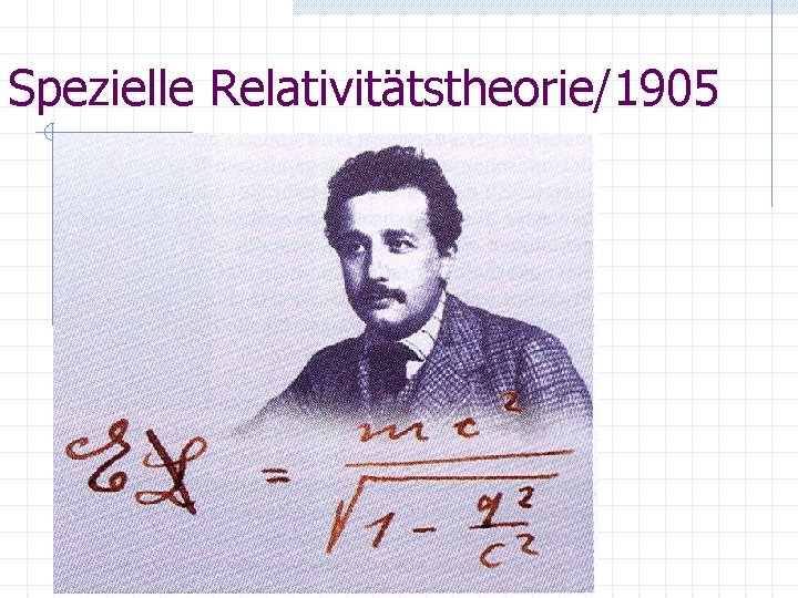 Spezielle Relativitätstheorie/1905 