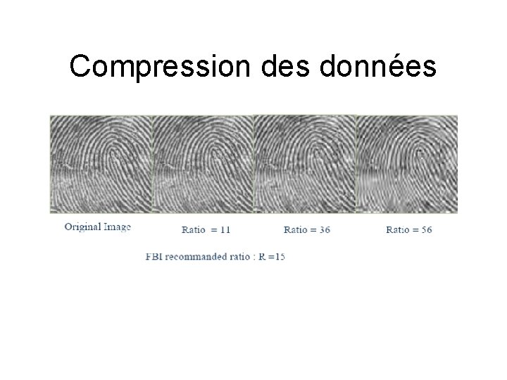 Compression des données 