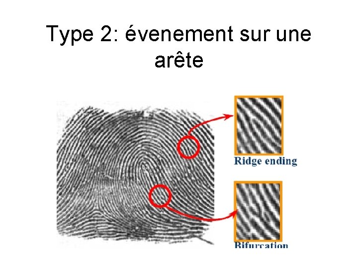 Type 2: évenement sur une arête 