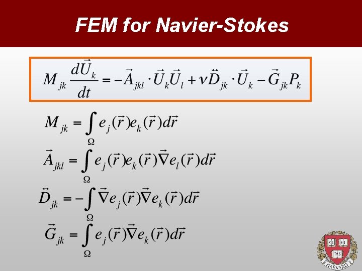 FEM for Navier-Stokes 