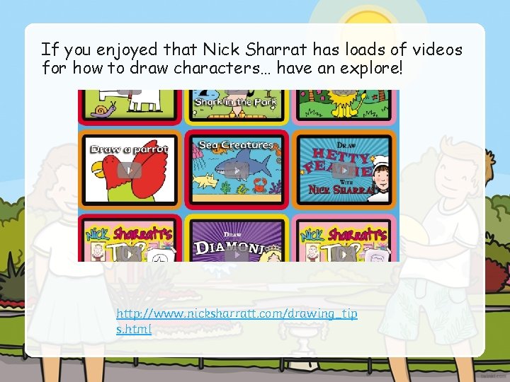 If you enjoyed that Nick Sharrat has loads of videos for how to draw