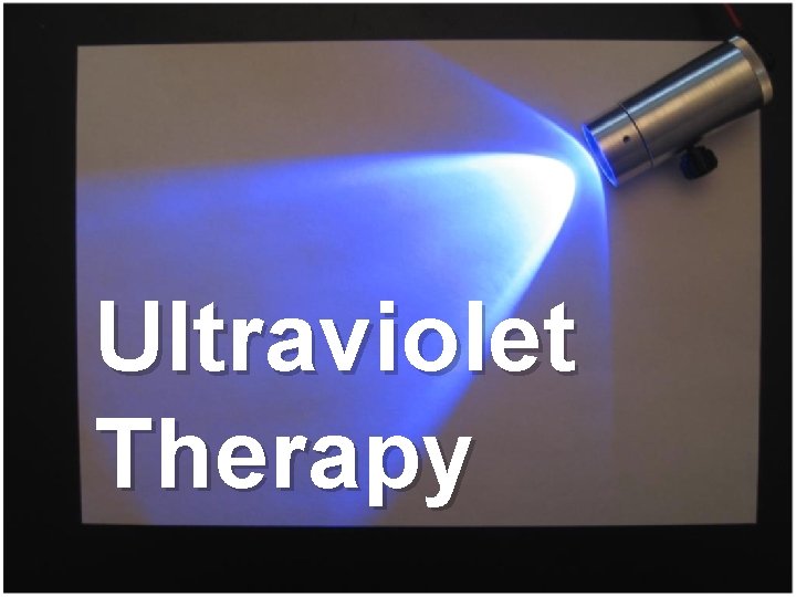 Ultraviolet Therapy 
