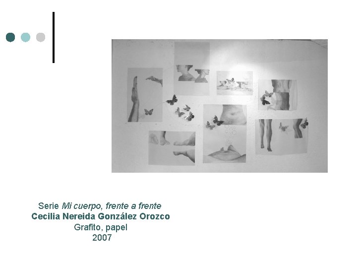 Serie Mi cuerpo, frente a frente Cecilia Nereida González Orozco Grafito, papel 2007 