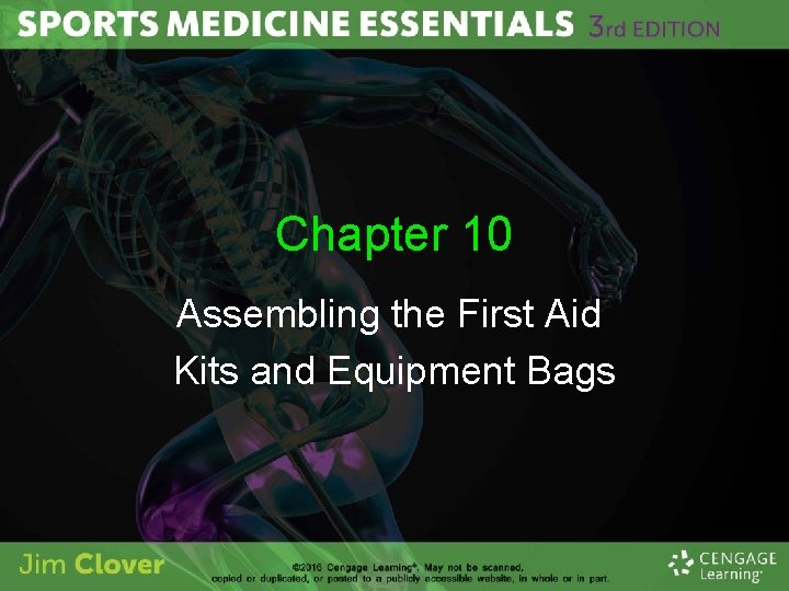 Chapter 10 Assembling the First Aid Kits and Equipment Bags 