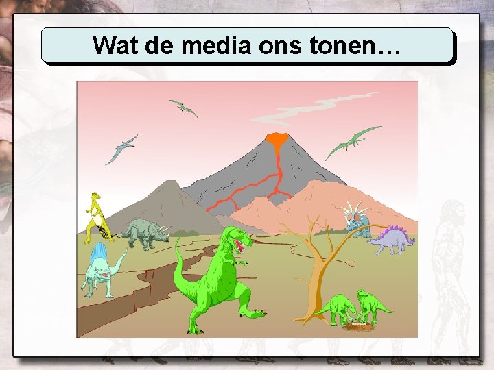 Wat de media ons tonen… 