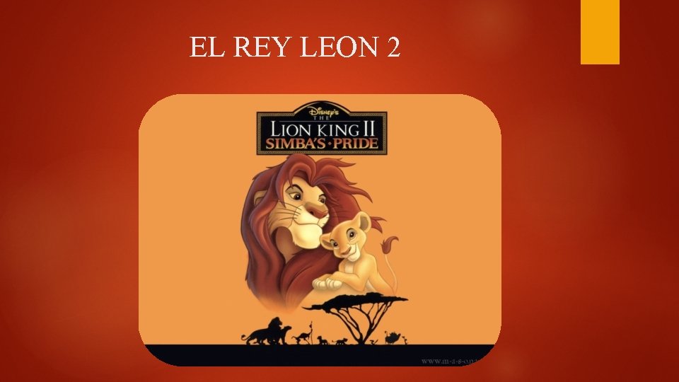 EL REY LEON 2 