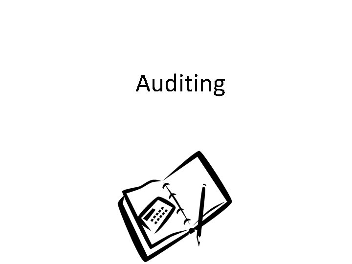 Auditing 