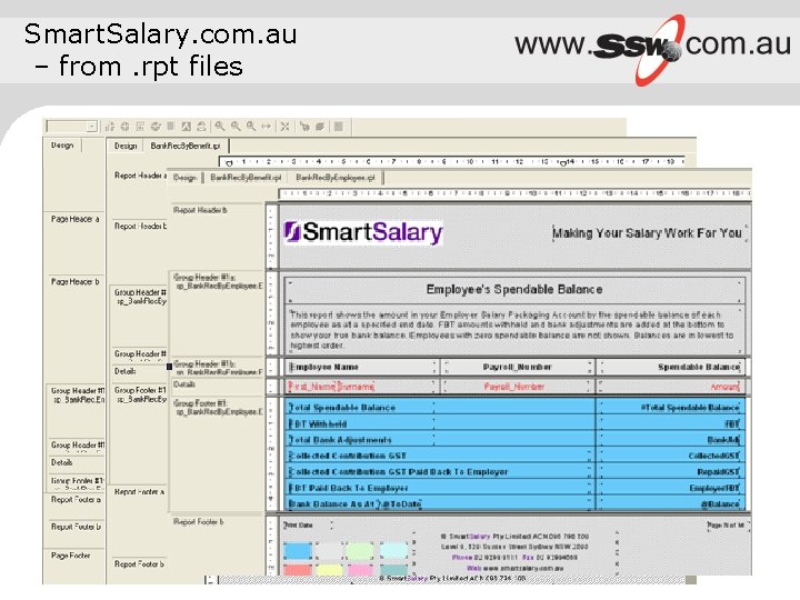 Smart. Salary. com. au – from. rpt files 