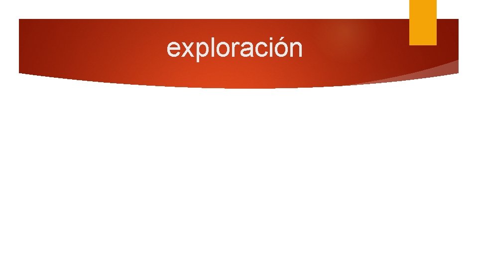 exploración 