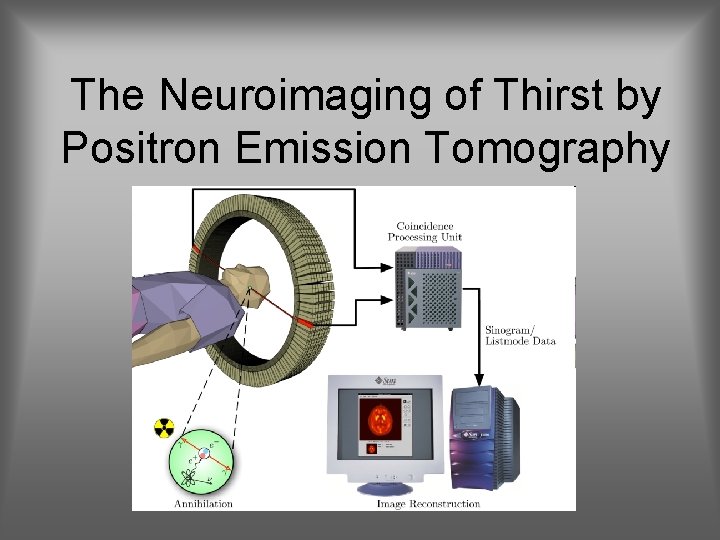 The Neuroimaging of Thirst by Positron Emission Tomography 