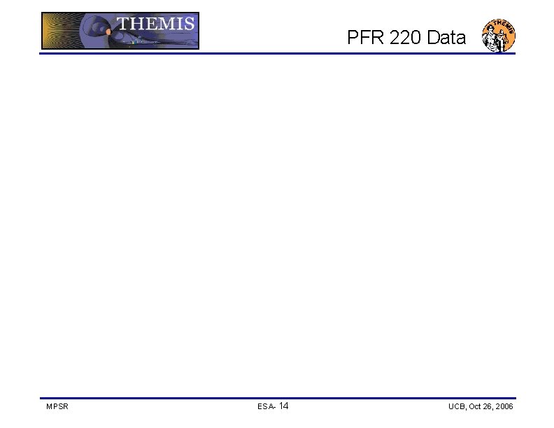PFR 220 Data MPSR ESA- 14 UCB, Oct 26, 2006 